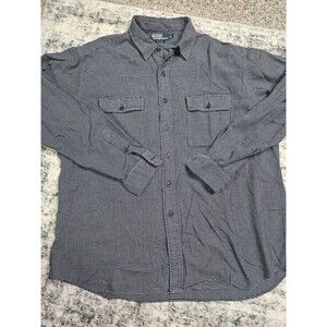 Polo Ralph Lauren Whitfield Shirt Mens XL Blue  Long Sleeve Button Up Cotton